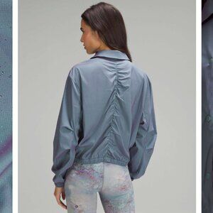 Lululemon lab Lightweight Ripstop Jacket | Size 10 | Tidewater Teal Power Purple